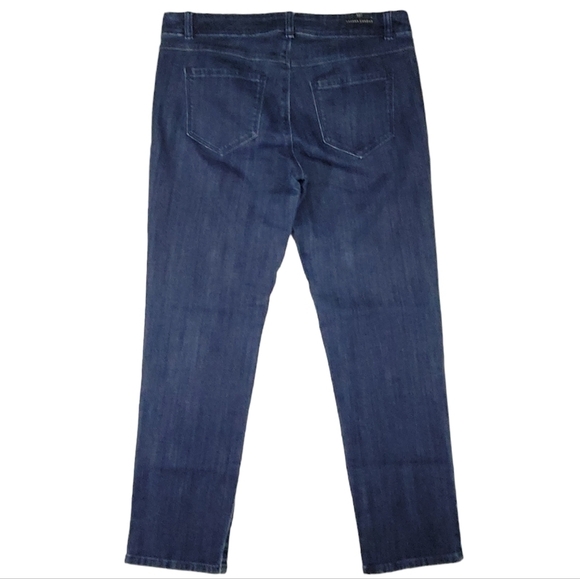 LC Lauren Conrad Womens Dark Wash Straight Leg Jeans Size 8 - Picture 3 of 13